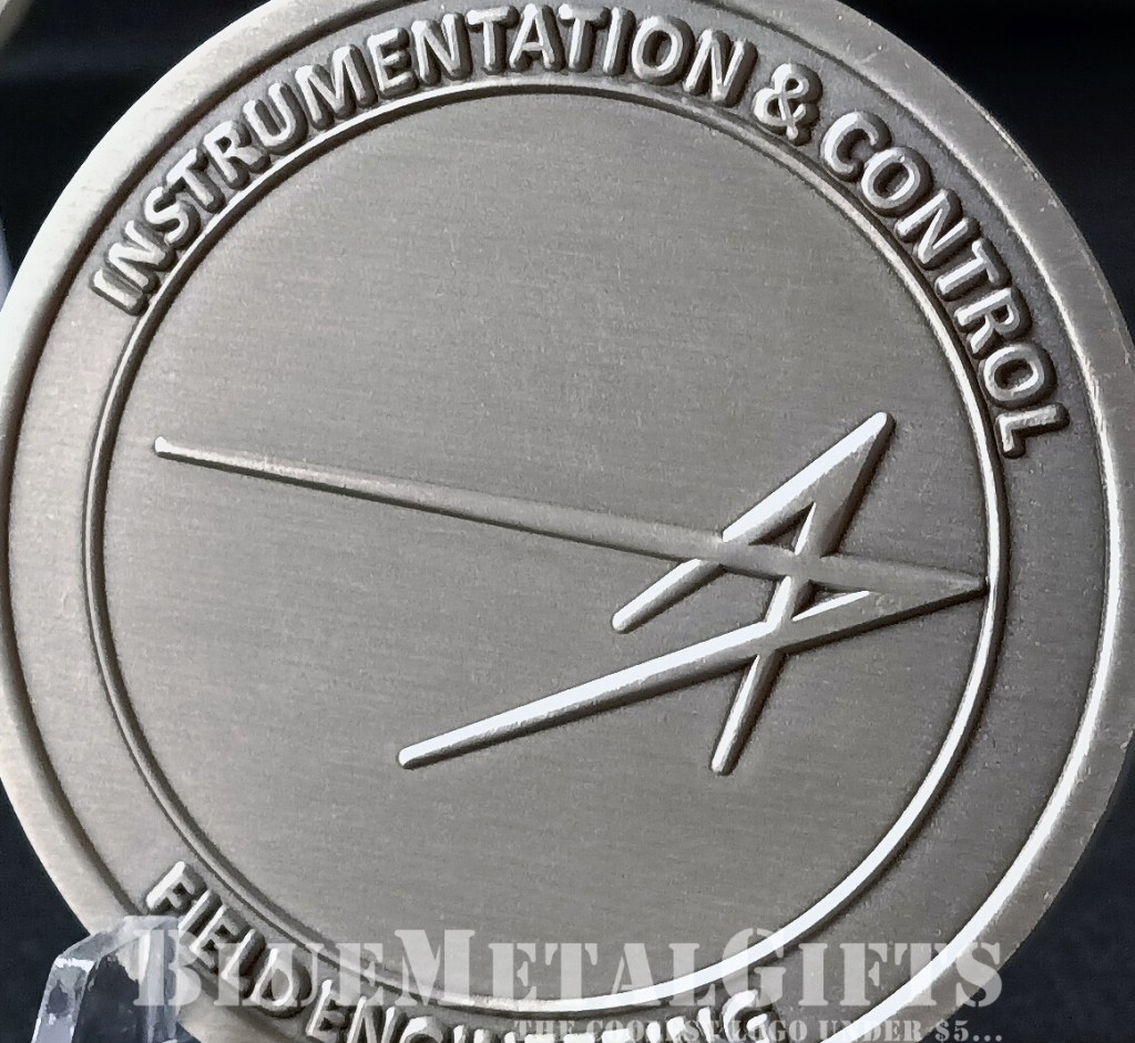 Lockheed Martin Challenge coin from BlueMetalGifts.com