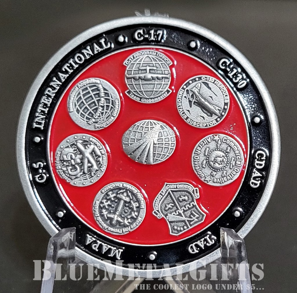 C-130 Mobility Directorate Challenge coin from BlueMetalGifts.com
