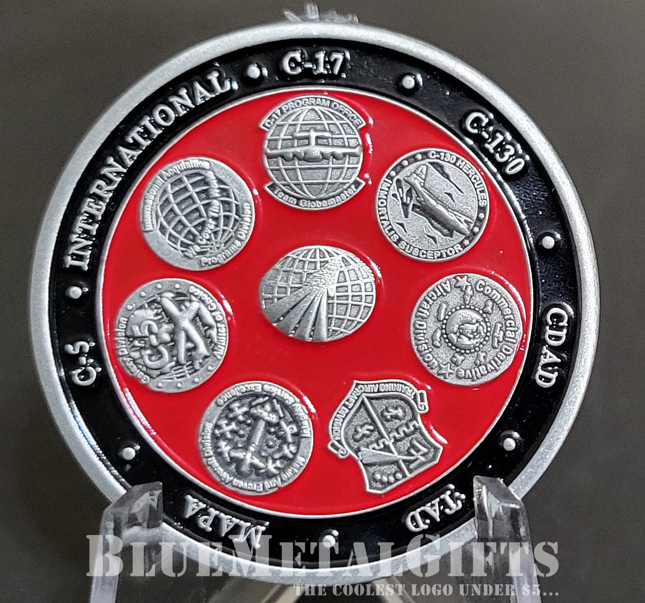 C-130 Mobility Directorate Challenge coin from BlueMetalGifts.com