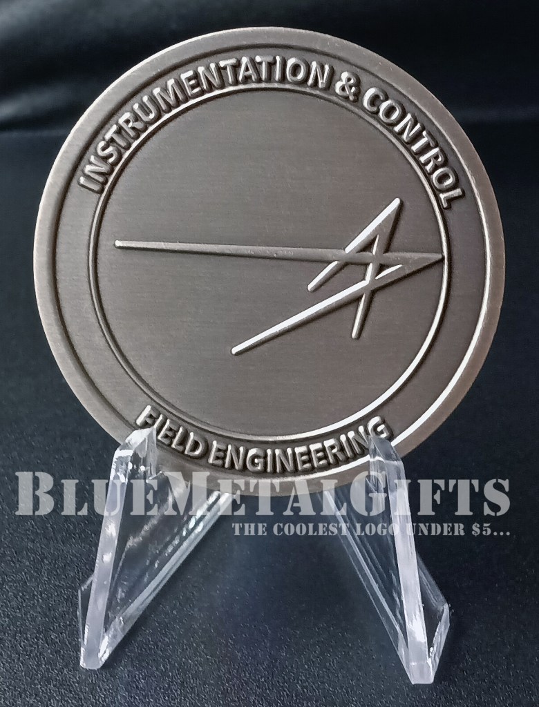 Lockheed Martin Challenge coin from BlueMetalGifts.com