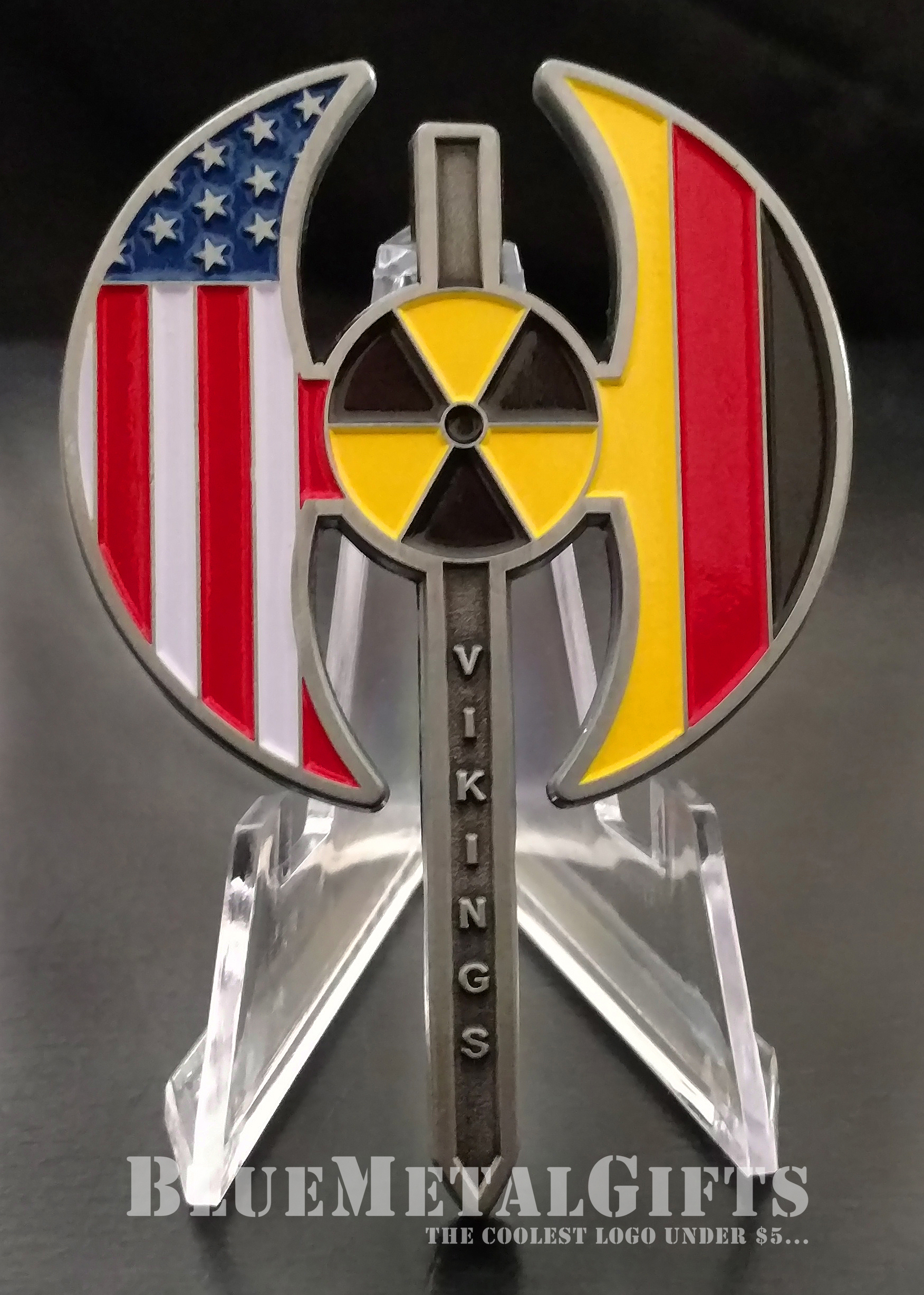 702 MUNSS Challenge coin from BlueMetalGifts.com