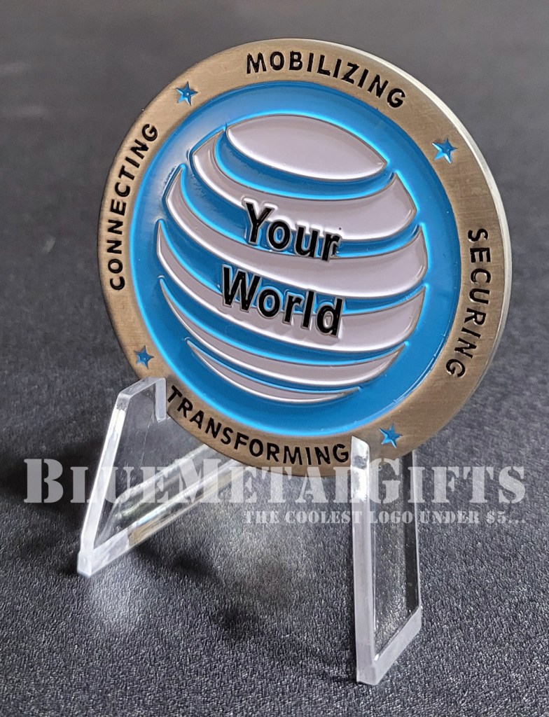 AT&T Partners with The Department of the ARMY, Challenge Coin from BlueMetalGifts.com