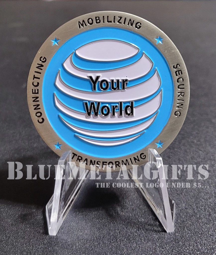 AT&T Partners with The Department of the ARMY, Challenge Coin from BlueMetalGifts.com