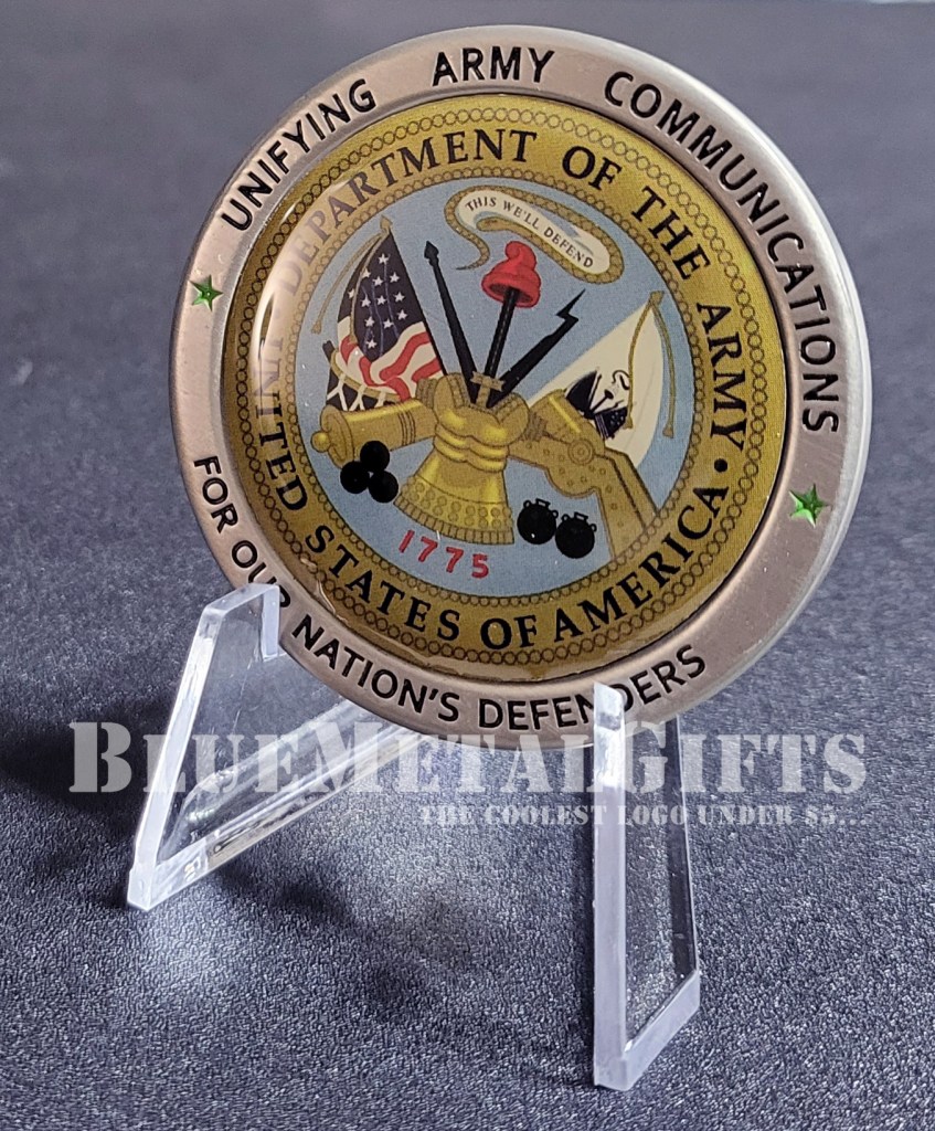 AT&T Partners with The Department of the ARMY, Challenge Coin from BlueMetalGifts.com