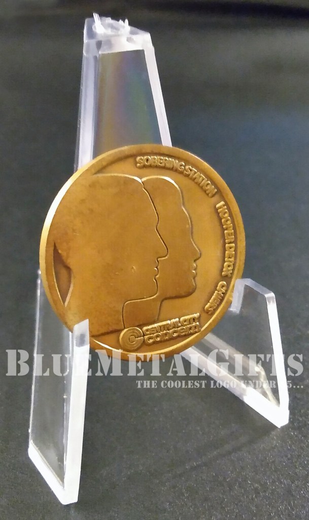 Central City Concern coin from BlueMetalGifts.com