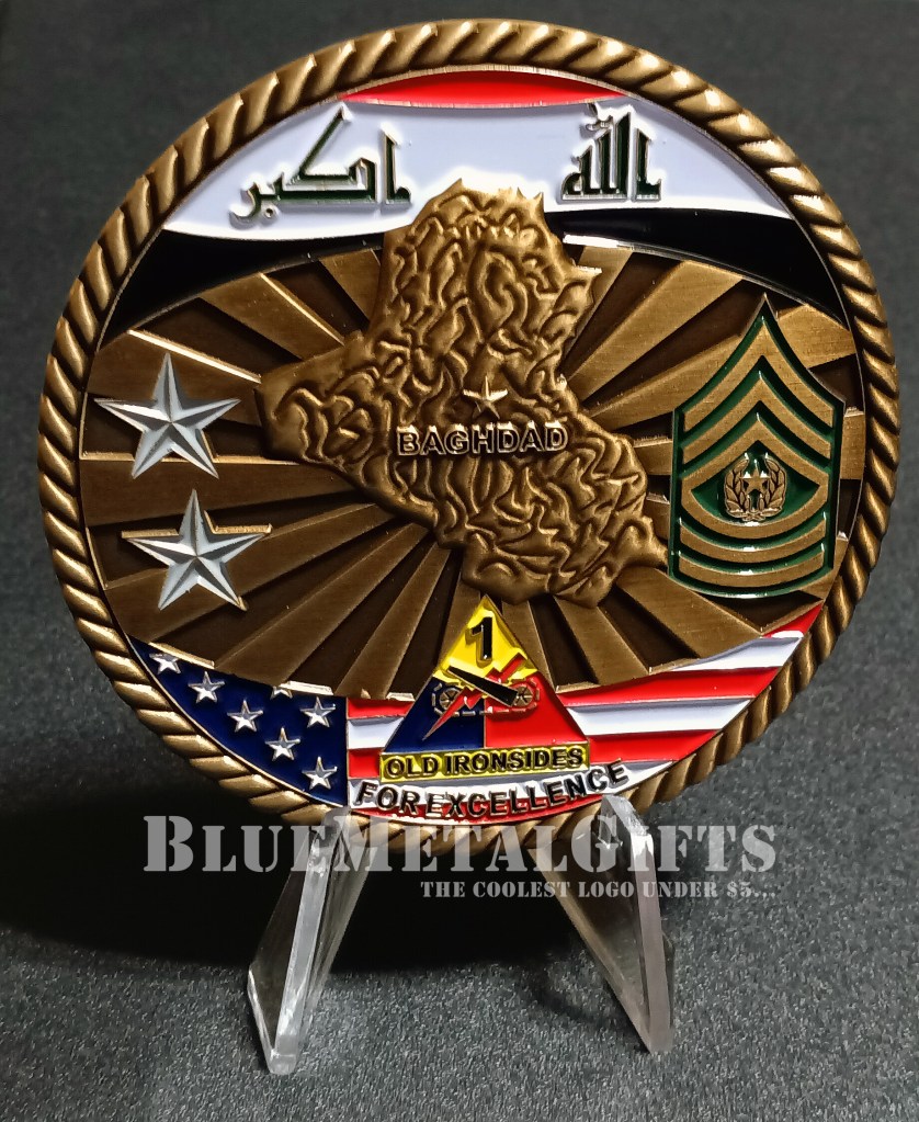 Combined Joint Forces Land Component Command Operation Inherent Resolve Challenge Coin from BlueMetalGifts.com