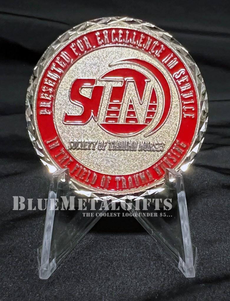 Society of Trauma Nurses coin from BlueMetalGifts.com