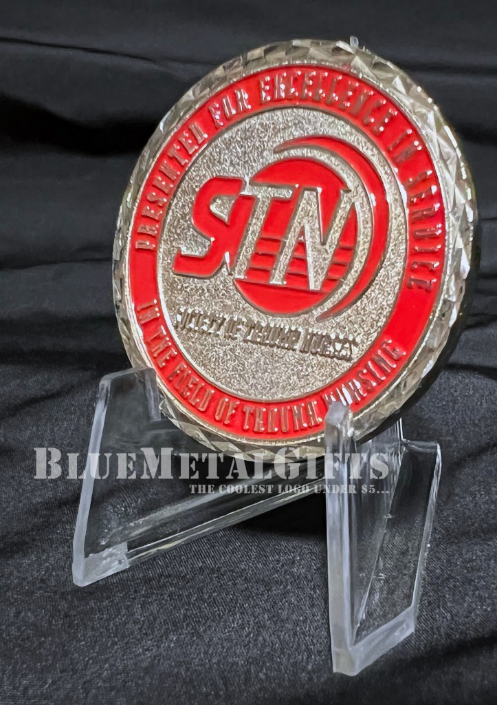 Society of Trauma Nurses coin from BlueMetalGifts.com
