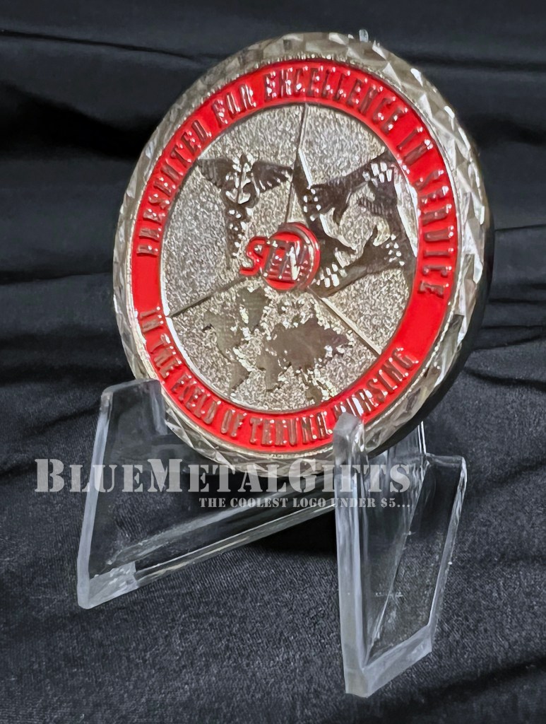 Society of Trauma Nurses coin from BlueMetalGifts.com