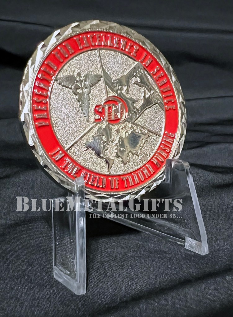 Society of Trauma Nurses coin from BlueMetalGifts.com
