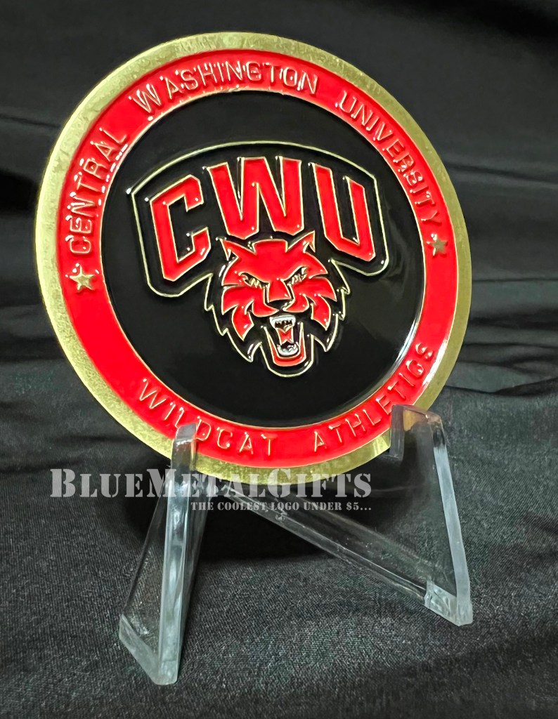 Central Washington University coin from BlueMetalGifts.com