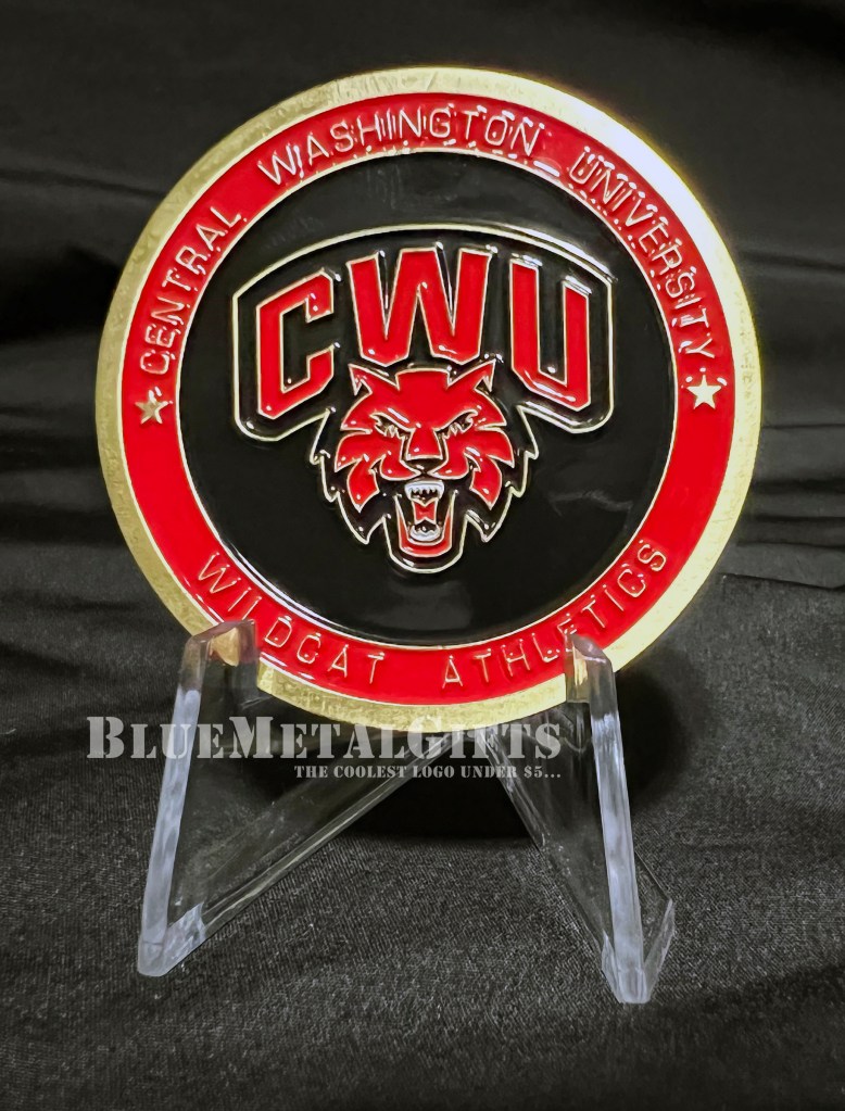 Central Washington University coin from BlueMetalGifts.com