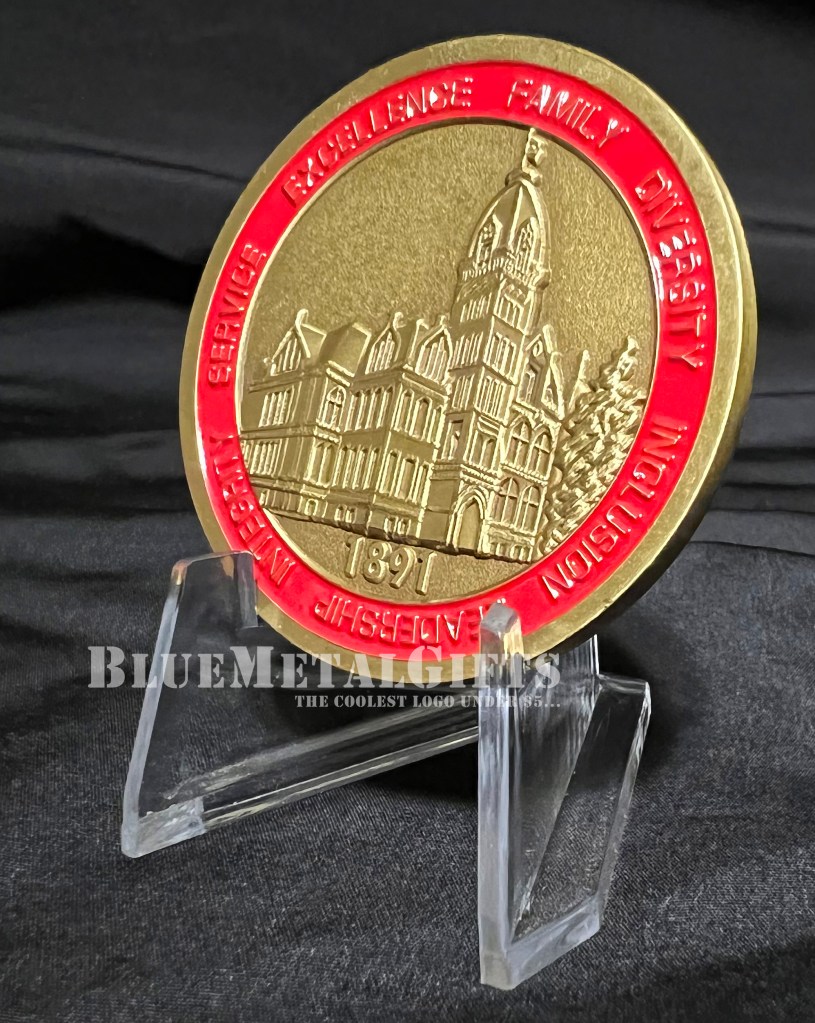 Central Washington University coin from BlueMetalGifts.com
