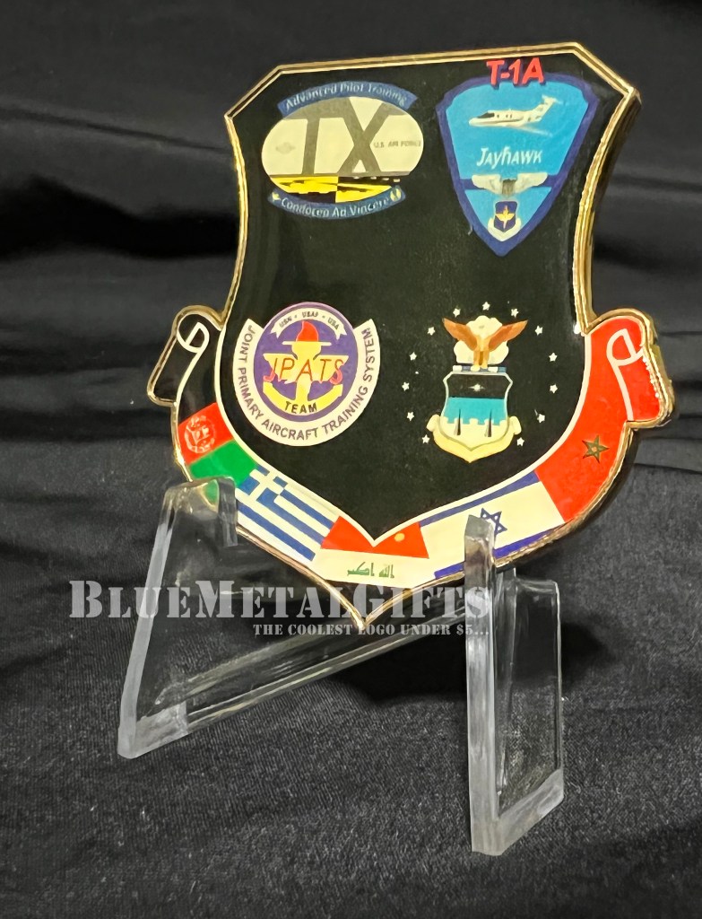 Training Aircraft Division Crested Challenge coin
