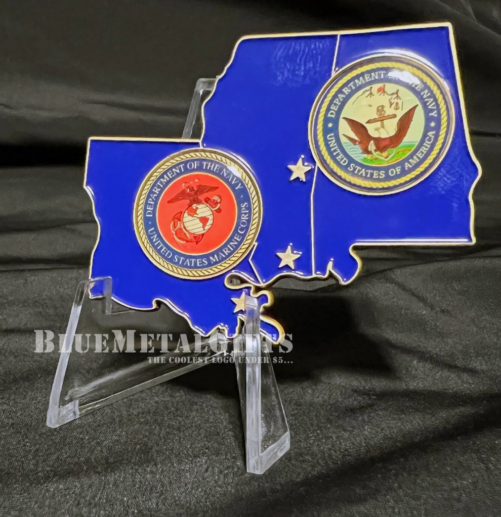NCIS Naval Criminal Investigative Service Challenge Coin from BlueMetalGifts.com