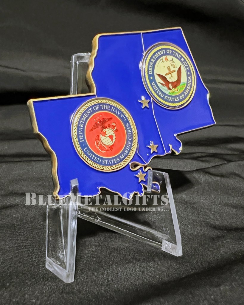 NCIS Naval Criminal Investigative Service Challenge Coin from BlueMetalGifts.com