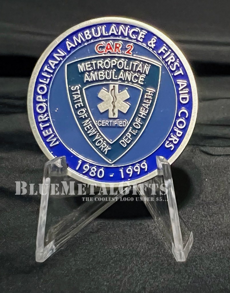 State of New York Ambulance coin from BlueMetalGifts.com