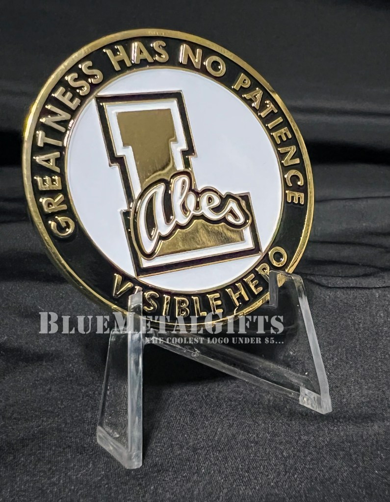 Lincoln High School coin from BlueMetalGifts.com