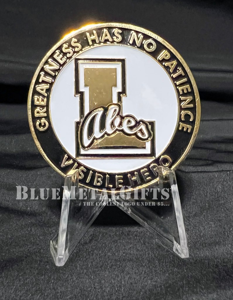 Lincoln High School coin from BlueMetalGifts.com