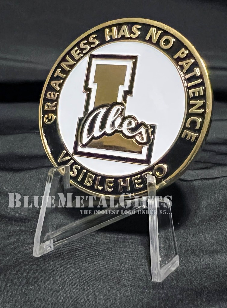 Lincoln High School coin from BlueMetalGifts.com