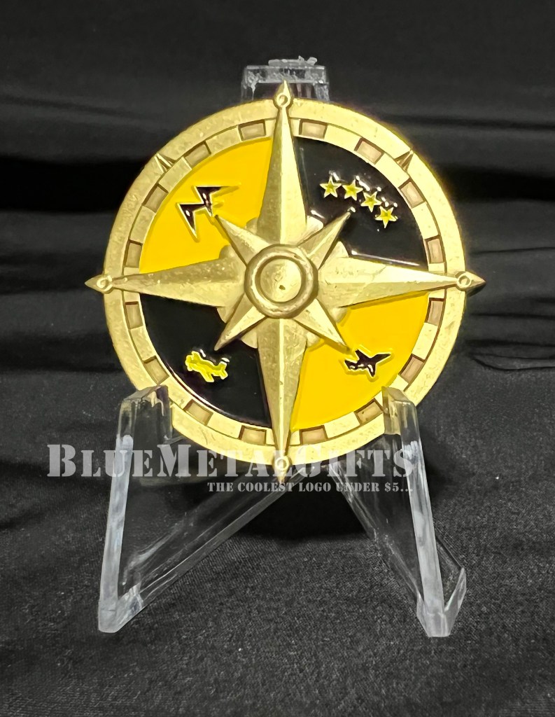 Chief of Logistics Challenge Coin from BlueMetalGifts.com