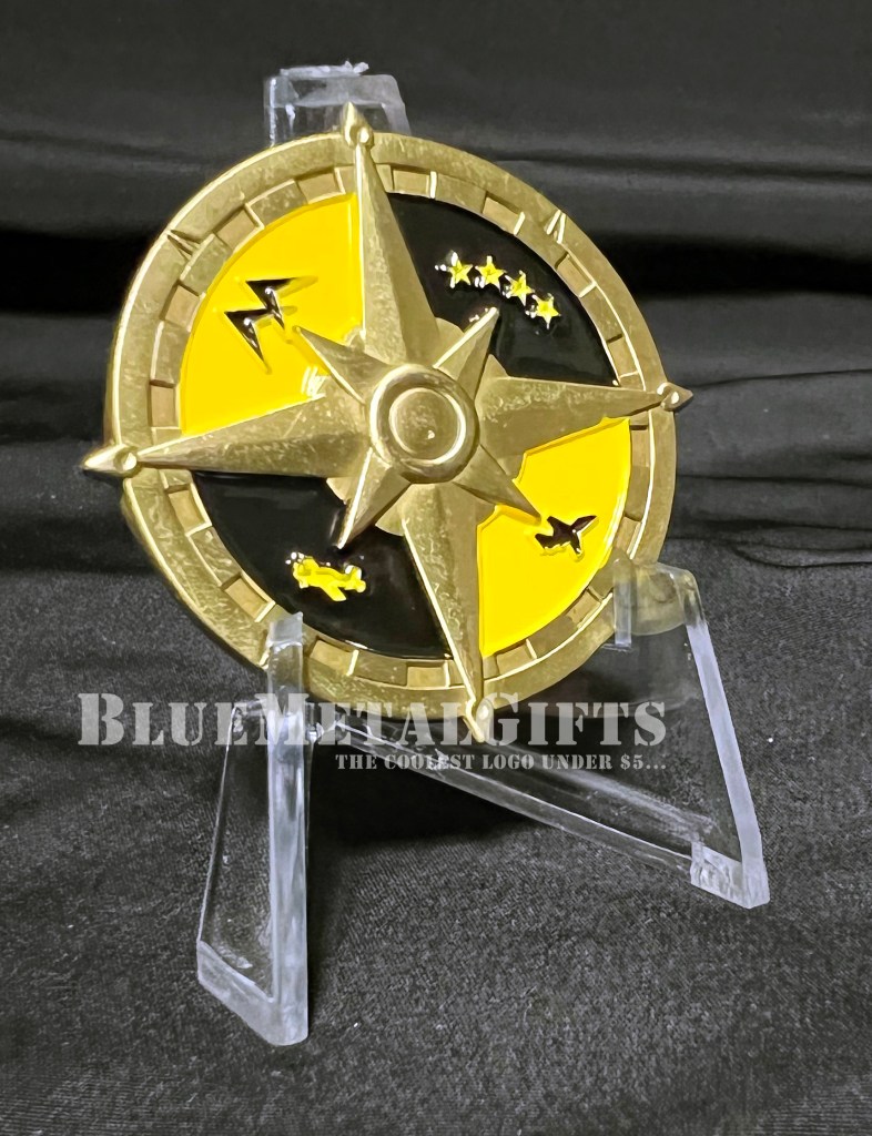 Chief of Logistics Challenge Coin from BlueMetalGifts.com