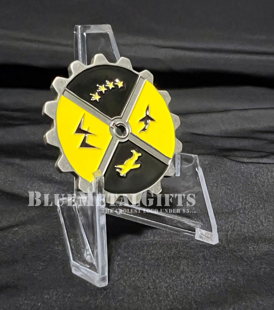 Chief of Engineering Challenge Coin from BlueMetalGifts.com