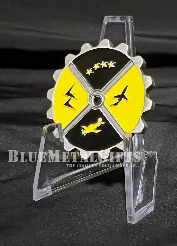 Chief of Engineering Challenge Coin from BlueMetalGifts.com