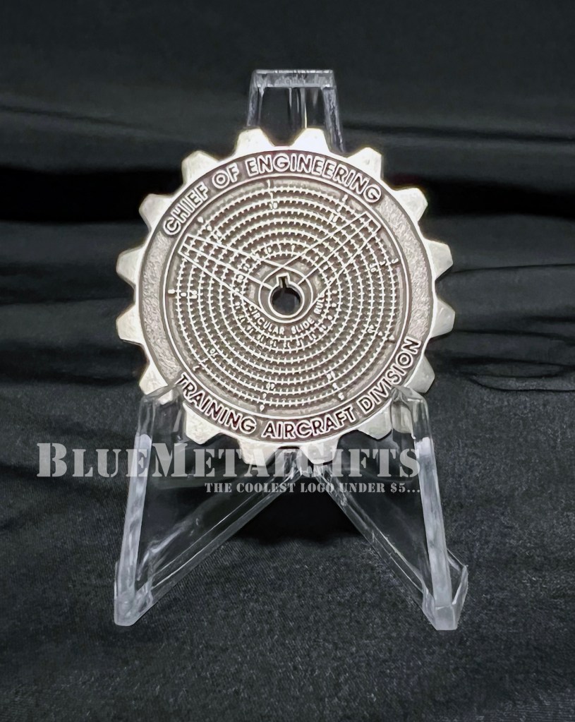 Chief of Engineering Challenge Coin from BlueMetalGifts.com