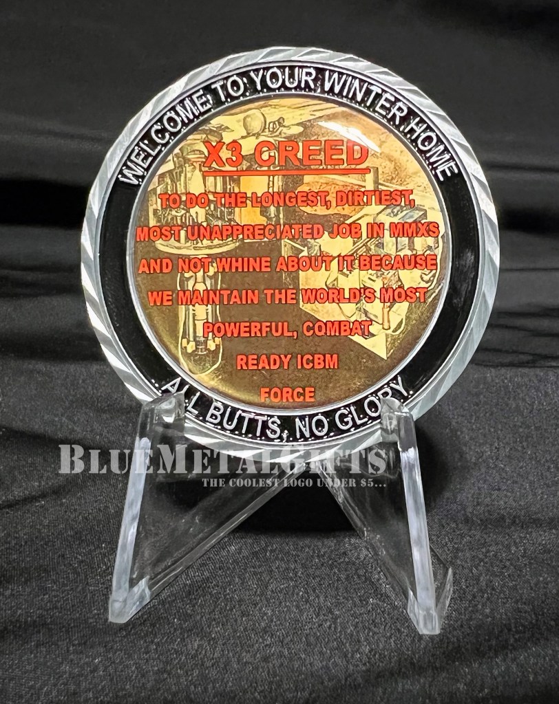 Facilities Maintenance Challenge coin from BlueMetalGifts.com