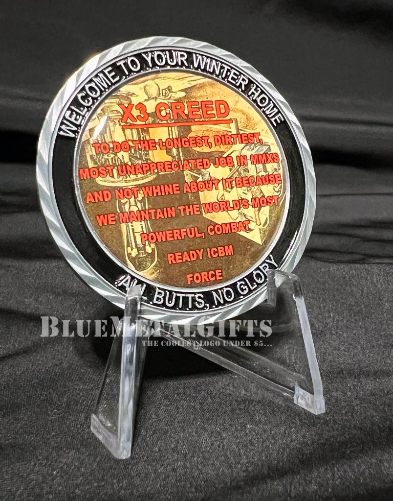 Facilities Maintenance Challenge coin from BlueMetalGifts.com