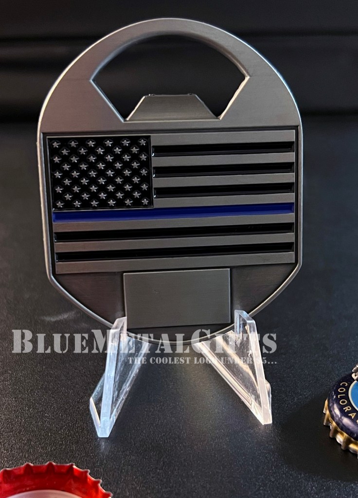 Fallen Police Officer Memorial coin from BlueMetalGifts.com