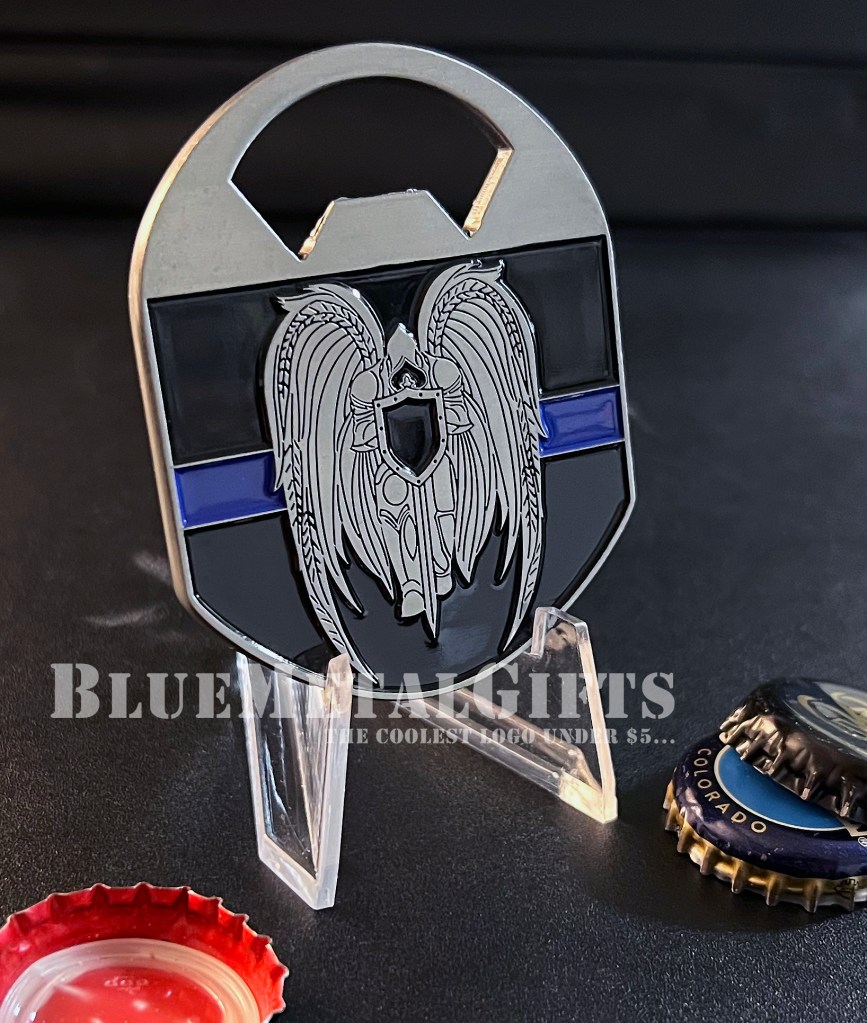 Fallen Police Officer Memorial coin from BlueMetalGifts.com