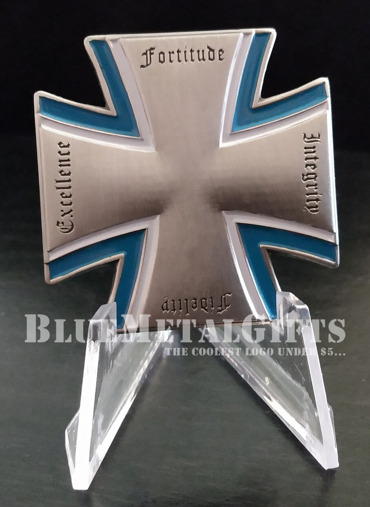 C130J USA and Germany, cross-shaped Challenge coin from BlueMetalGifts.com